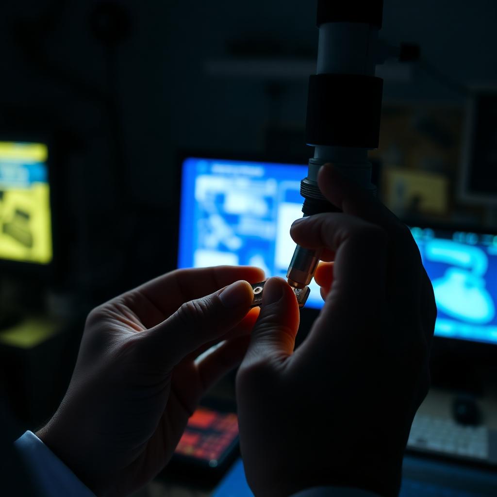 Inspección con microscopio